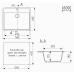 Мойка KITforKIT  565-01 белый
