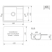 Мойка KITforKIT 650-01 белый Мойка KITforKIT 650-01 белый