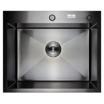 KITforKIT Мойка из нержавеющей стали В6050-R 60х50 цвет Графит KITforKIT Мойка из нержавеющей стали В6050-R 60х50 цвет Графит