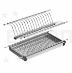 KITforKIT СЕТКА ТИП 1 Нержавеющая сталь посудосушитель с поддоном 400 мм