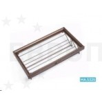 KITforKIT Полка для обуви мод.600 c ДОВ. Алюм.сплав. цвет.КОРИЧНЕВЫЙ МА.5325