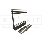 Бутылочница в секц.150 мм с довод. KITforKIT BLU правая ПЛОСКИЙ ПРУТ ЧЕРНАЯ Бутылочница в секц.150 мм с довод. KITforKIT BLU правая ПЛОСКИЙ ПРУТ ЧЕРНАЯ