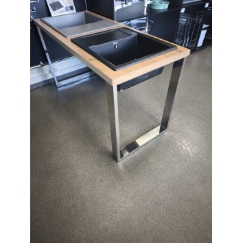 KITforKIT Подстолье ЛОФТ Квадрат 710 ХРОМ