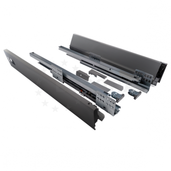 KITforKIT Тандембокс низкий  Графит 350 мм