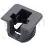 KITfofKIT Полкодержател с фиксацией БЕЛЫЙ D15*10,5мм + Дюбель 5*21