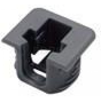 KITfofKIT Полкодержател с фиксацией СЕРЫЙ D15*10,5мм + Дюбель 5*21