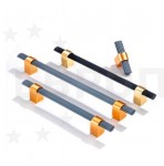 Ручка KITforKIT K6818 BL черная 160мм