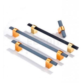 Ручка KITforKIT K6818 BL черная 160мм