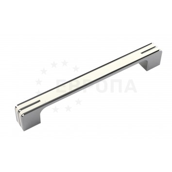 BOYARD Ручка RS 267 CP/W 256мм хром+белый